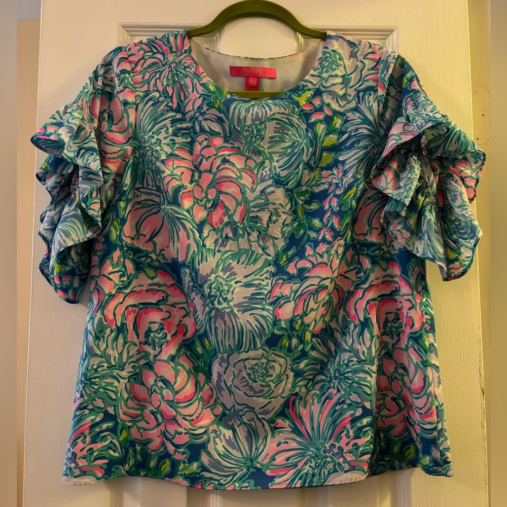 Lilly Pulitzer Darlah Top XS - Picture 3 of 7